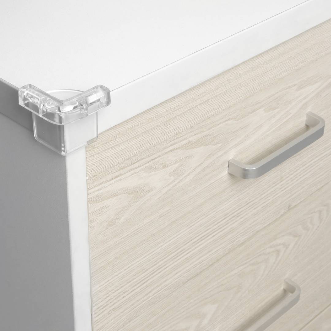 Protezione per bambini per angoli mobili o tavoli 4 unità trasparenti