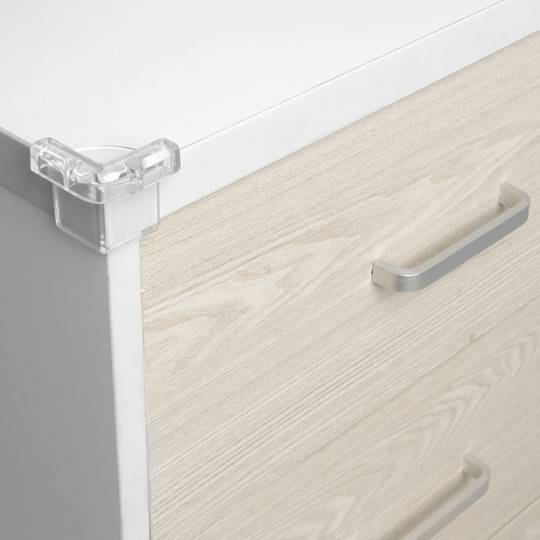 Protezione per bambini per angoli mobili o tavoli 4 unità trasparenti