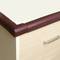 Child safety guard for furniture 4.6 m with 8 corners brown