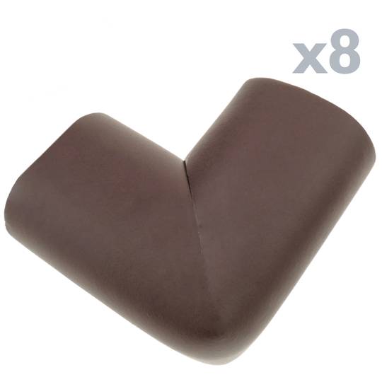 Child safety guard for furniture 4.6 m with 8 corners brown