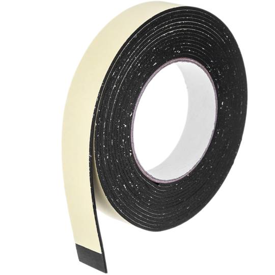 Bande d'étanchéité auto-adhésive polyvalente pour portes et fenêtres en mousse 2x25x5000mm