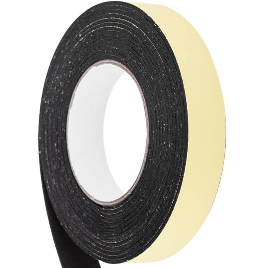 Bande d'étanchéité auto-adhésive polyvalente pour portes et fenêtres en mousse 2x25x5000mm