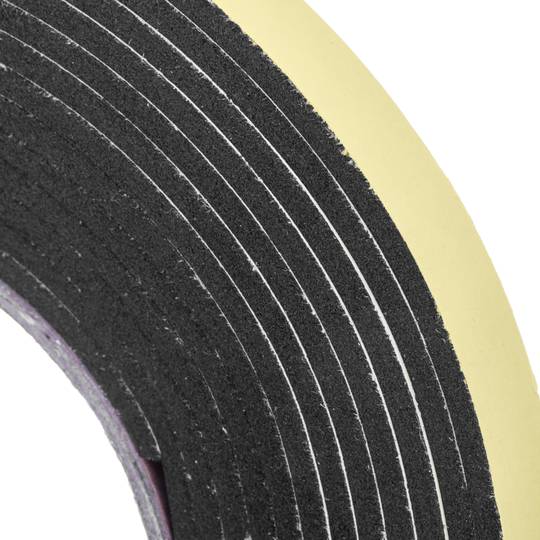 Faixa de vedação multiuso de espuma autoadesiva para portas e janelas 3x12x5000mm