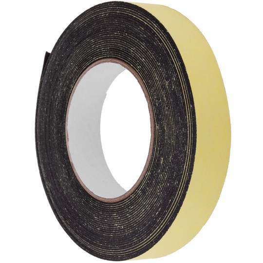 Tira de sellado autoadhesiva multiusos de espuma para puertas y ventanas  1x25x10000mm