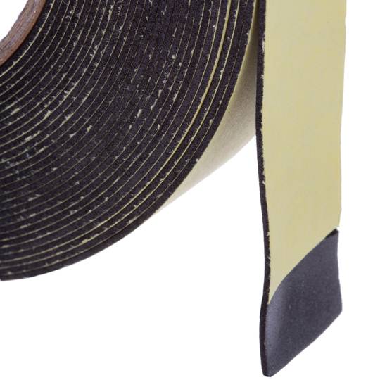 Tira de sellado autoadhesiva multiusos de espuma para puertas y ventanas  1x25x10000mm