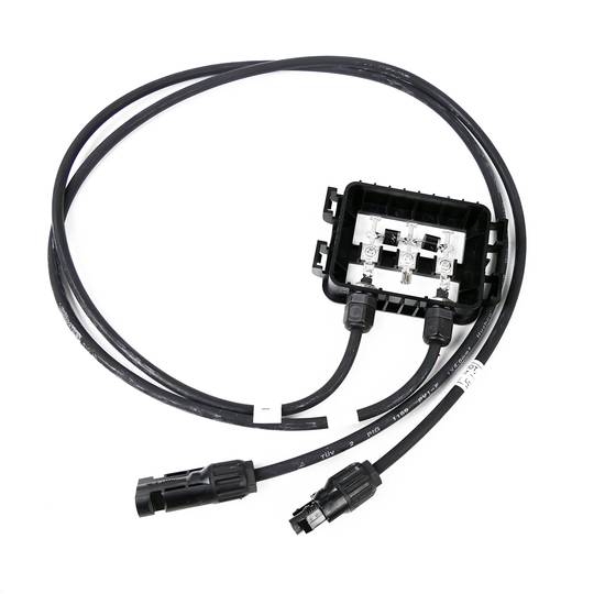 Box photovoltaïque connexion électrique MC4 100-120W 1000V 10A 90x65mm