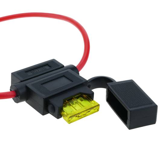 Porte-Fusible Voiture Auto Mini Connecteur avec Fil et 5 Fusibles