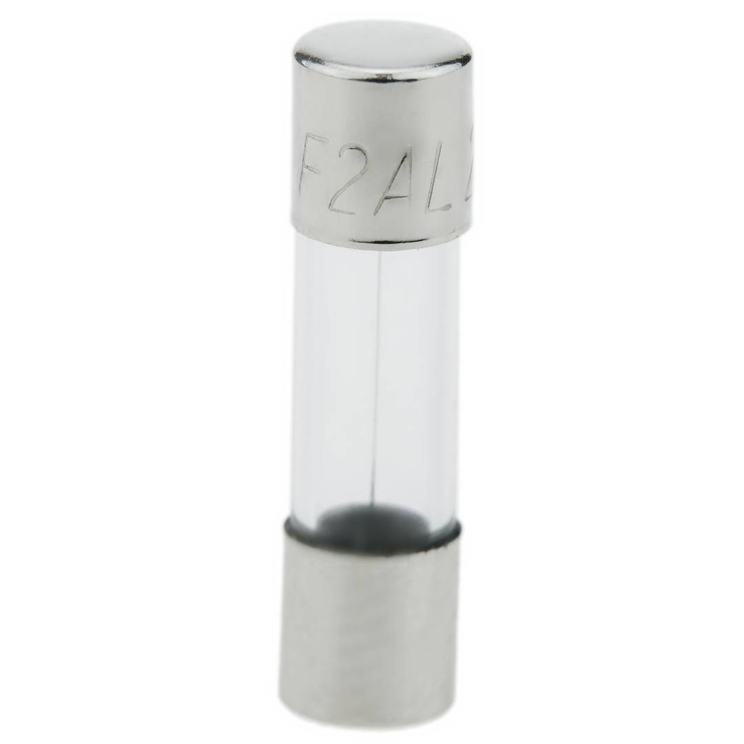 Fusible verre 2A 5x20mm 10 unités - Cablematic