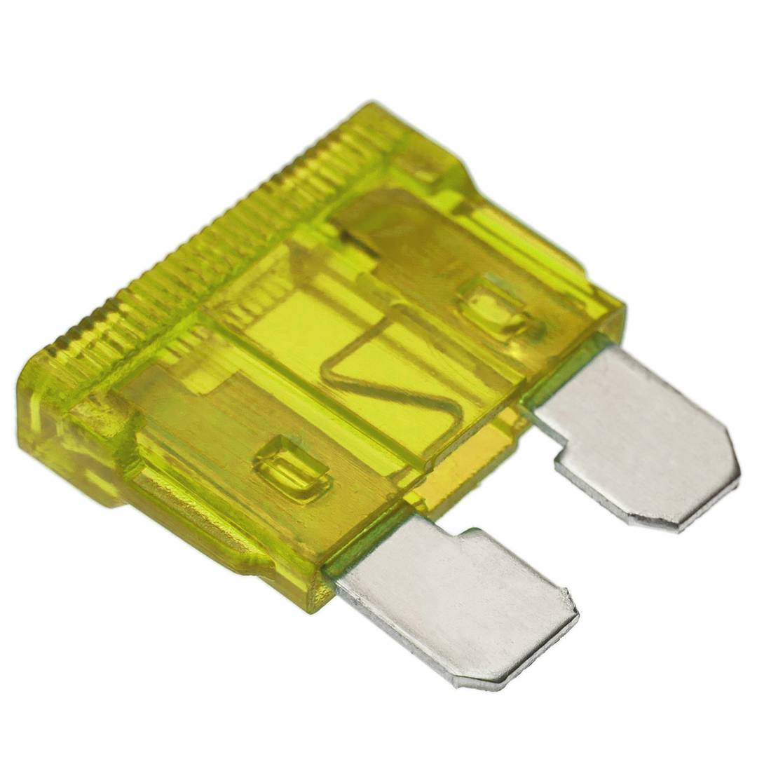 Baytronic Fusibili A Lamella Auto 1A - Confezione Da 10 Pezzi, Colore Nero, Standard ISO 8820-3