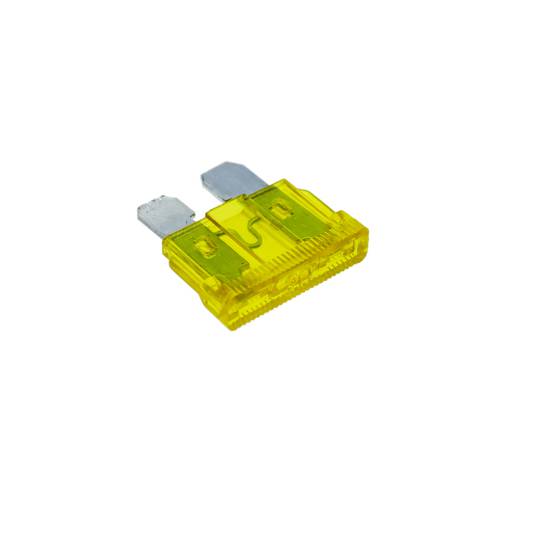 Qty 10-Yellow 20A/80V Fast Acting Blade Fuses 