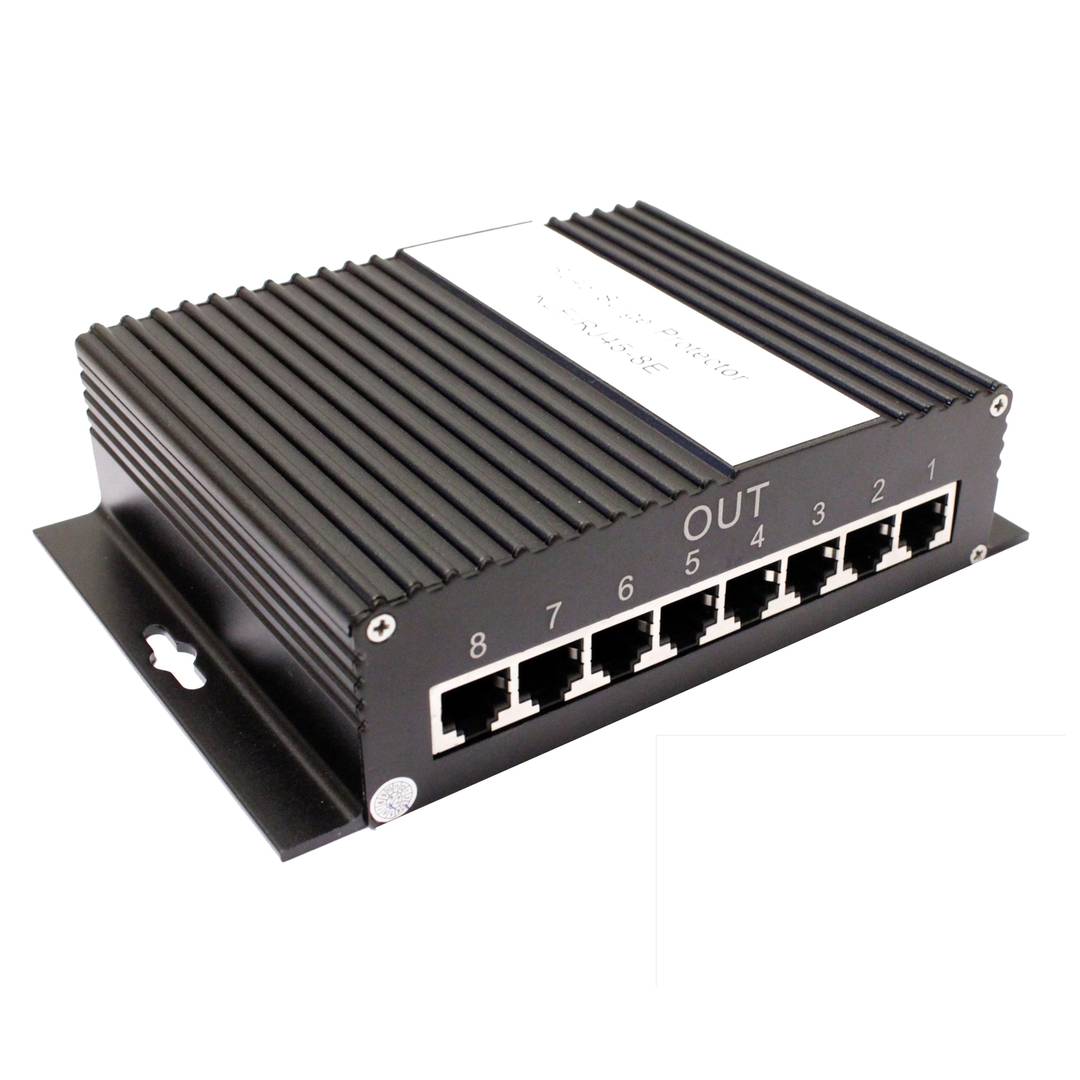 Protector de sobretensión ethernet RJ45 10KA 5V 8-puerto 8-pin