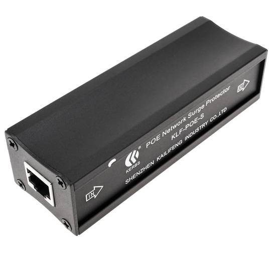 Protector de sobretensión ethernet PoE 100Mbps 1000Mbps RJ45 10KA 5V 1 puerto 8 pin