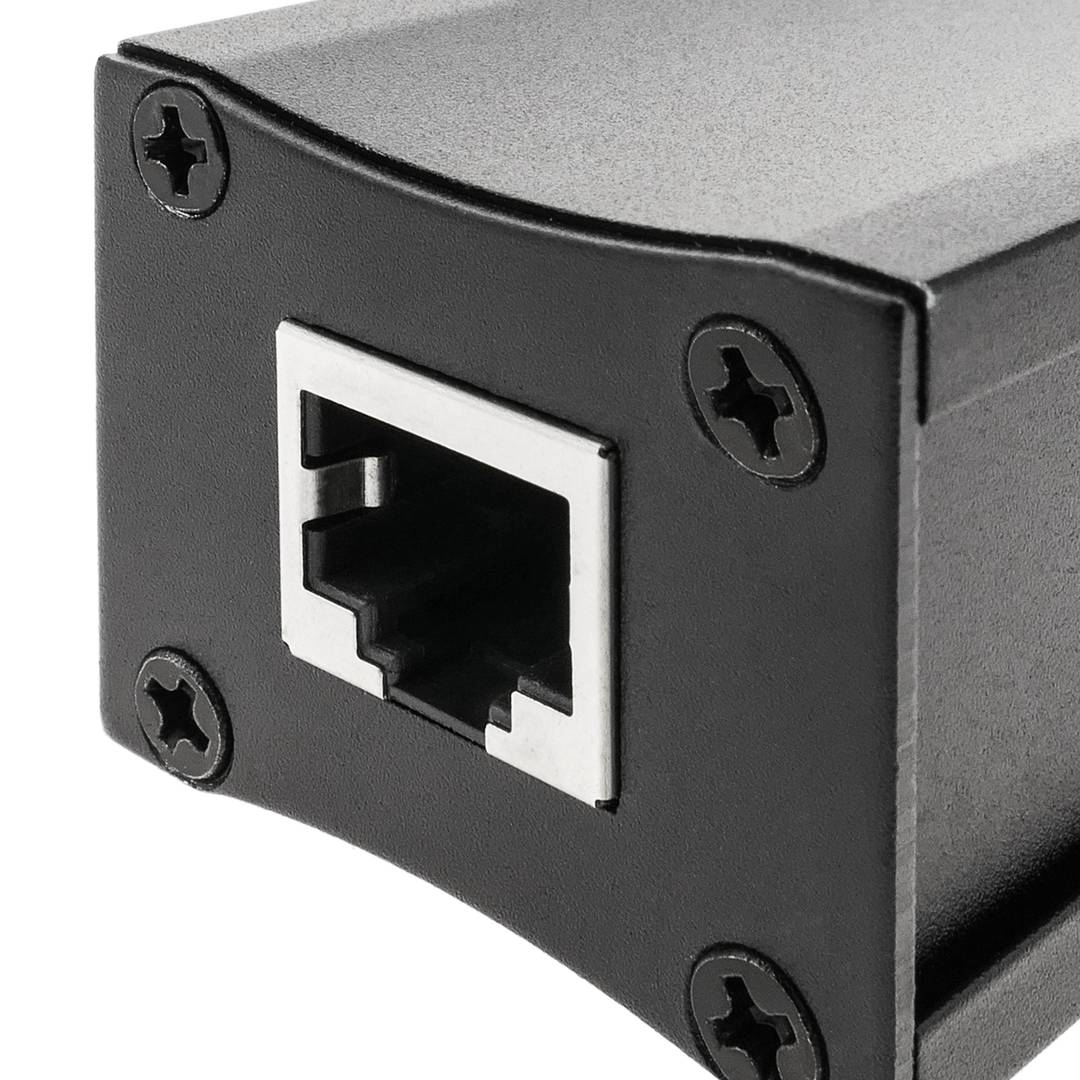 Protector de sobretensión ethernet PoE 100Mbps 1000Mbps RJ45 10KA 5V 1 puerto 8 pin