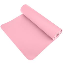 Tapete de Yoga rosa antiderrapante 183x61x0.6 cm