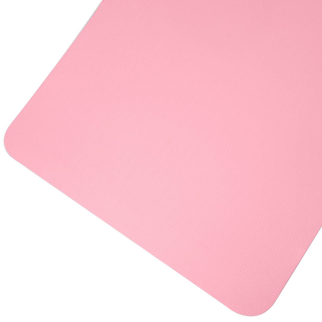 Tapis de yoga rose antidérapant 183x61x0.6 cm