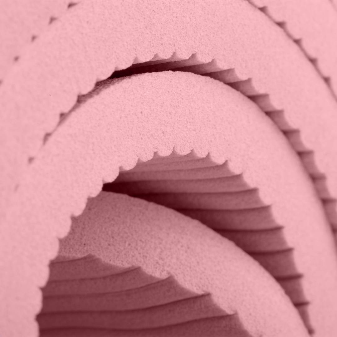 Tapis de yoga rose antidérapant 183x61x0.6 cm