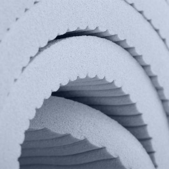 Tapis de yoga antidérapant bleu 183x61x0.8 cm