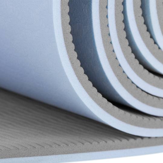 Non-slip Double Layer Blue Yoga Mat 183x61x0.8 cm