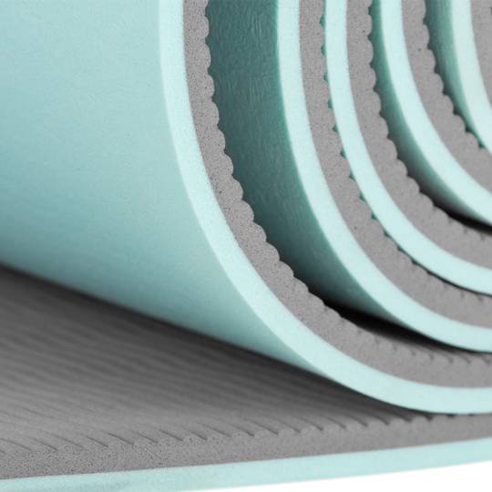 Estora de Ioga verda de doble capa antilliscant 183x61x0.6 cm