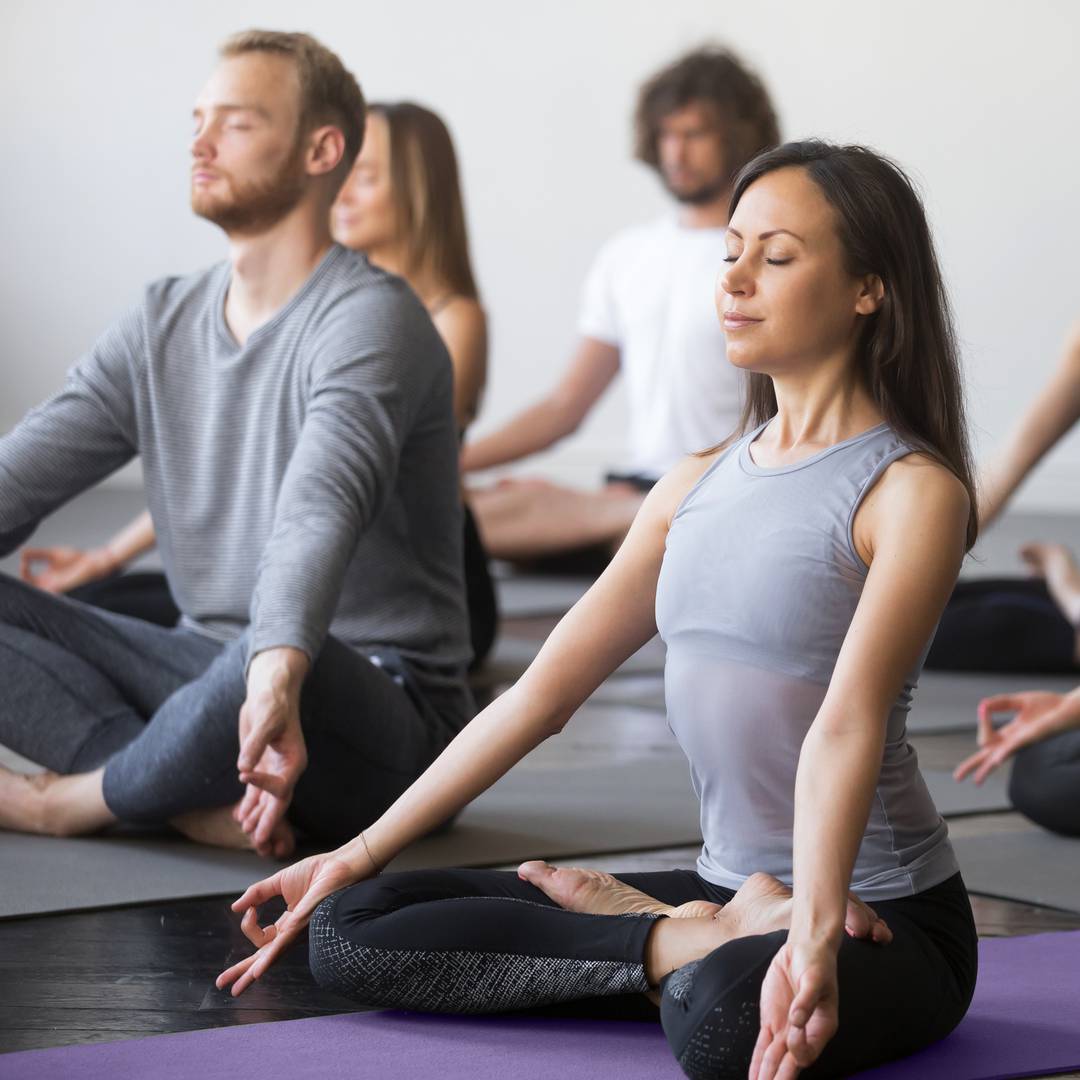 Tapis de yoga violet antidérapant 183x61x0.8 cm