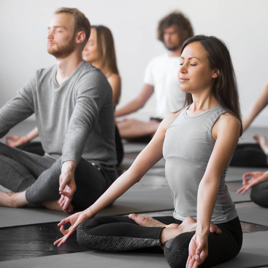 Tapis de yoga violet double couche antidérapant 183x61x0.8 cm