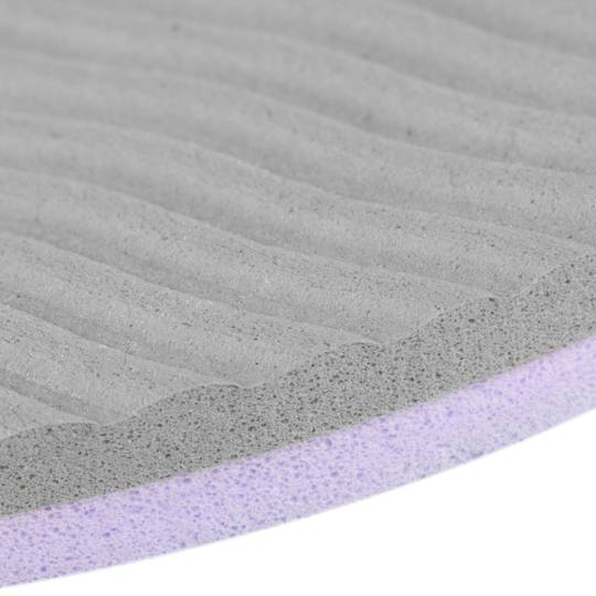 Tapis de yoga violet double couche antidérapant 183x61x0.8 cm
