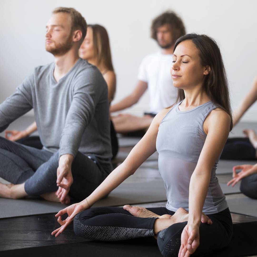 Tappetino da yoga antiscivolo nero 183x61x1 cm