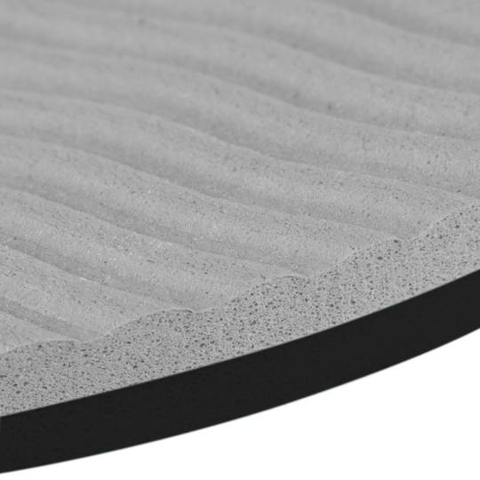 Doppellagige rutschfeste schwarze Yogamatte 183x61x1 cm