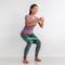 Banda fitness de tecido resistente de 9 kg verde