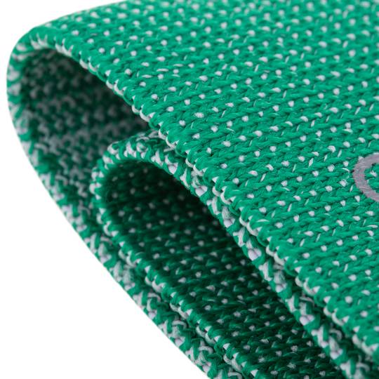 Banda fitness de tecido resistente de 9 kg verde