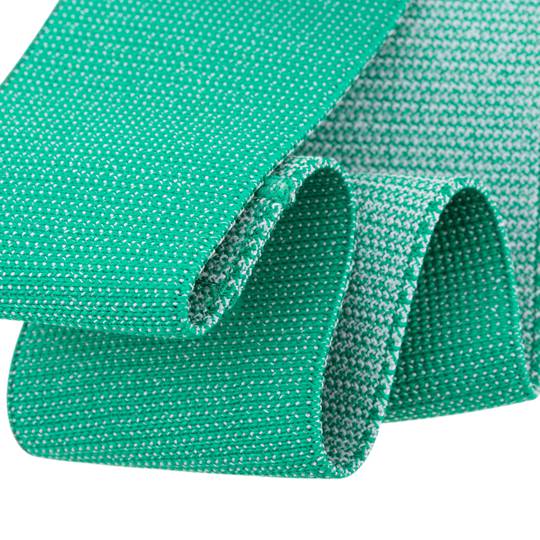 Banda fitness de tecido resistente de 9 kg verde