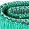 Banda fitness de tecido resistente de 9 kg verde
