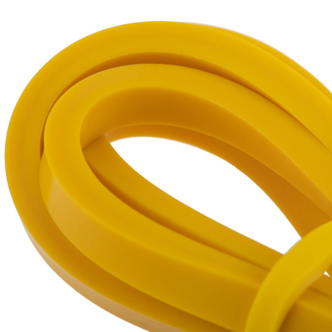 7 kg yellow resistance elastic band to exercise the muscles