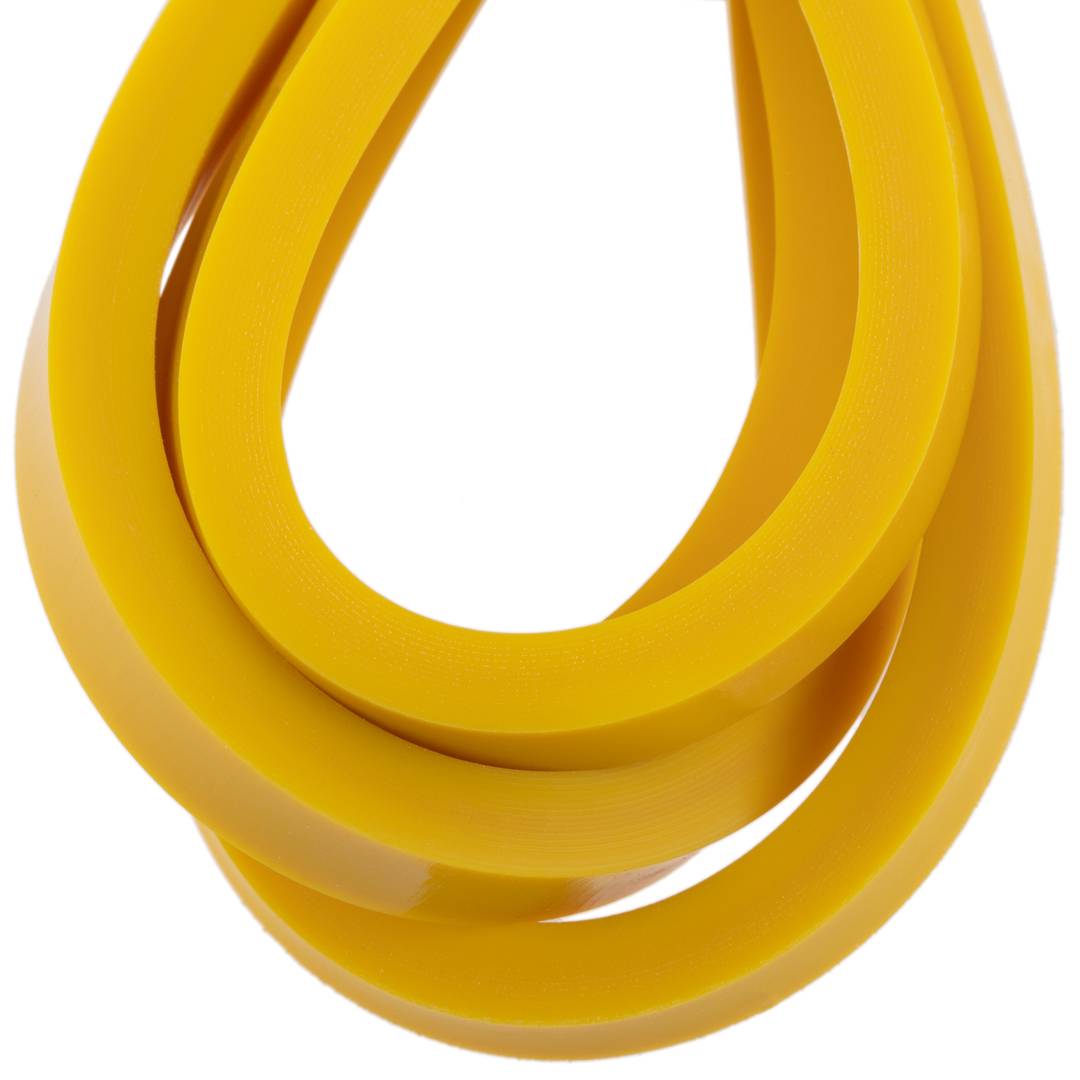 7 kg yellow resistance elastic band to exercise the muscles