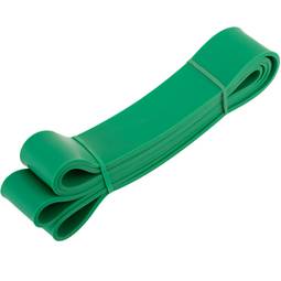 Faixa elástica de resistência verde para exercitar os músculos de 56 kg