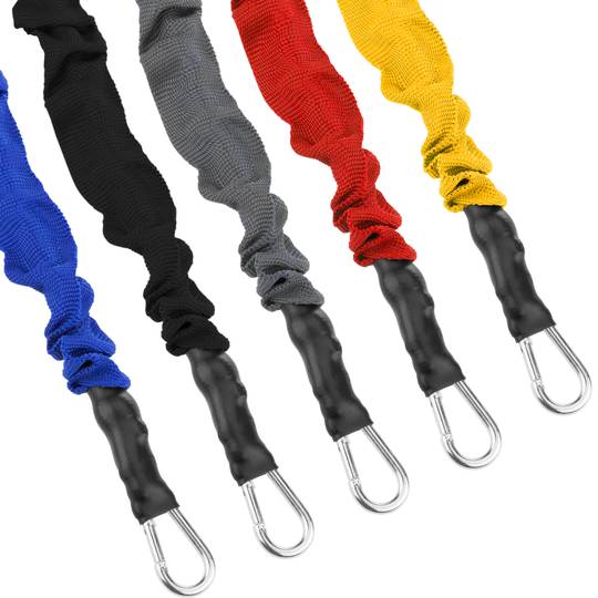 Ensemble de bandes de fitness à résistance élastique pour exercer les muscles