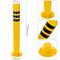 Dissuasore d’acciaio inchiodato con base removibile 89x750mm