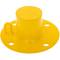 Bollard d’acier cloué avec base amovible 90x750mm