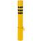Pilona piló d'acer amb base soterrada removible 76x600mm