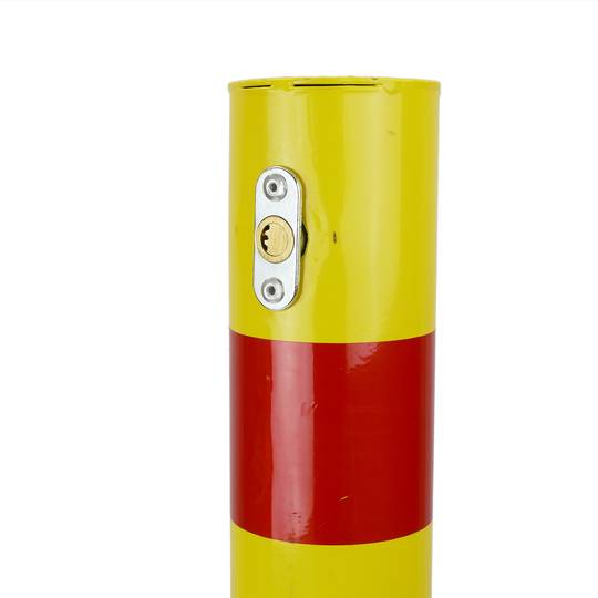 Składany słupek stalowy składany z pylonu z zamkiem 76x700 mm