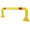 Pilona d'acer plegable piló abatible amb pany 60x790x290mm