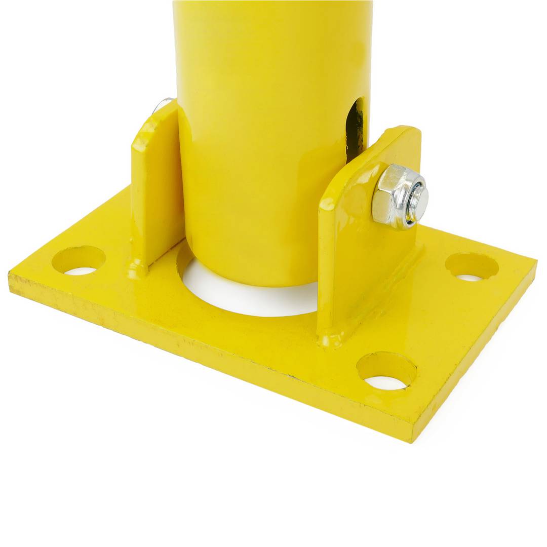 Pilona d'acer plegable piló abatible amb pany 60x790x290mm
