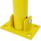 Pilona d'acer plegable piló abatible amb pany 60x790x290mm