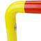 Pilona d'acer plegable piló abatible amb pany 60x790x290mm