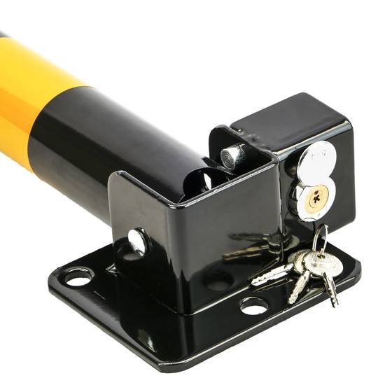 Opvouwbare stalen paal in pyloon met slot 57x600mm