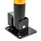 Opvouwbare stalen paal in pyloon met slot 57x600mm