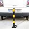 Opvouwbare stalen paal in pyloon met slot 57x600mm