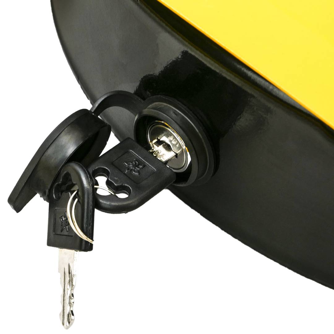 Stahl Poller faltbar elektrisch mit Motor und Fernbedienung