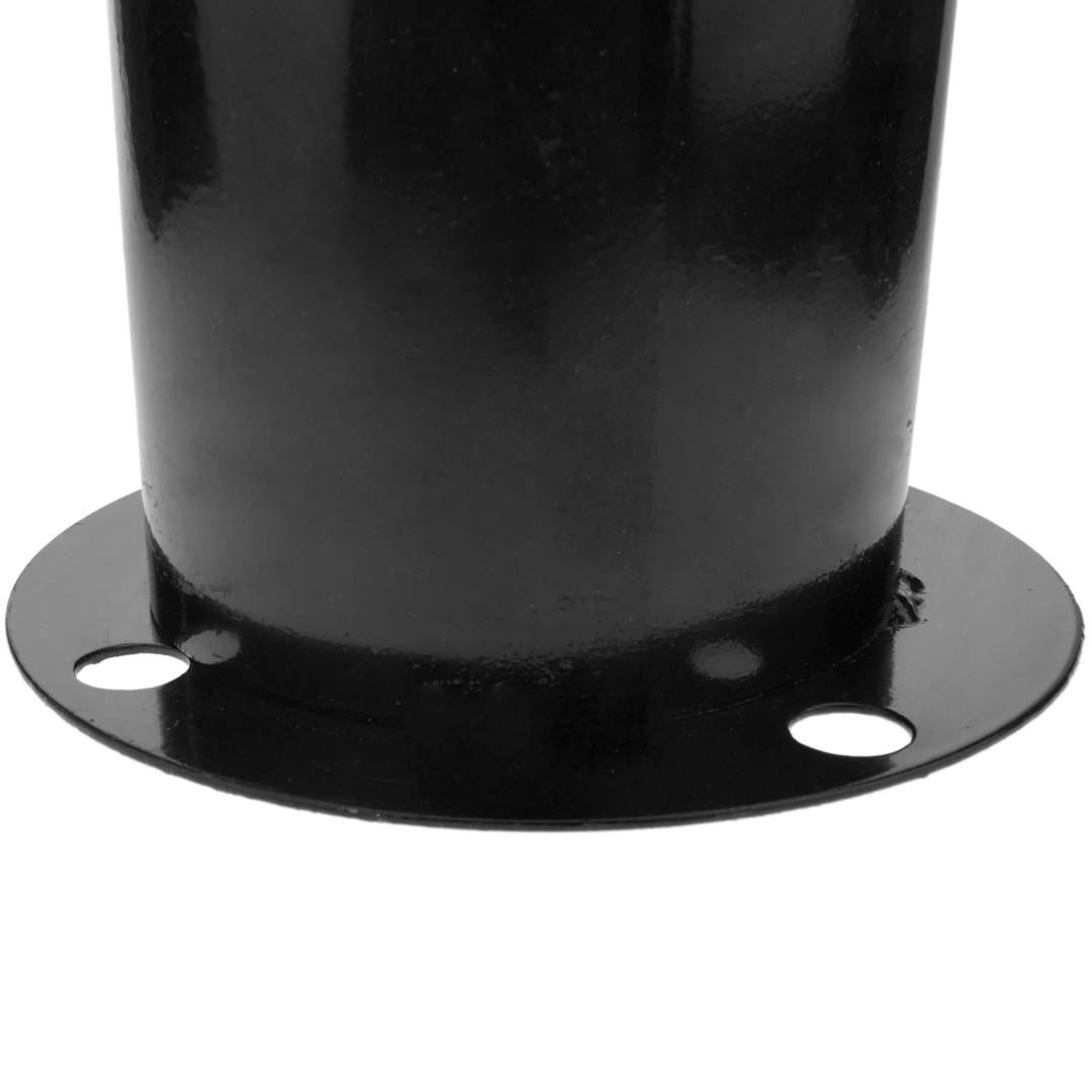 Metal bollard with nailed base 12x50 cm 1-pack