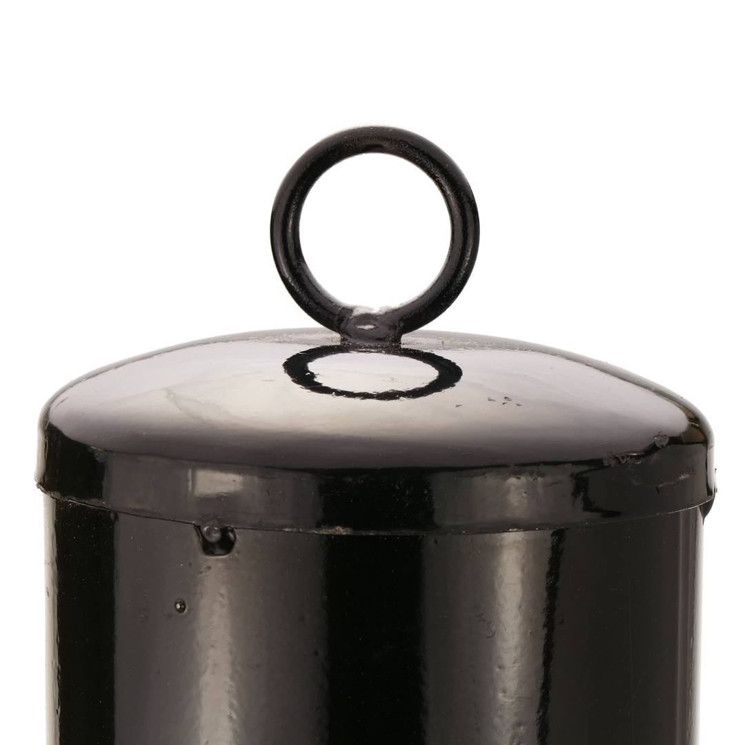 Metal bollard with nailed base 12x50 cm 1-pack